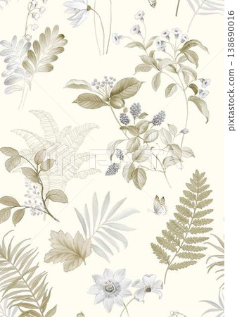 Collection of vibrant bohemian and delicate floral seamless patterns with diverse color palettes Collection of vibrant bohemian and delicate floral seamless patterns with diverse color palettes 138690016