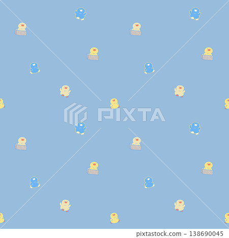Collection of cute kawaii baby animal and nursery seamless patterns with soft pastel tones Collection of cute kawaii baby animal and nursery seamless patterns with soft pastel tones 138690045