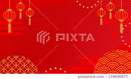 2026年中國新年背景圖 16:9 2026年中國新年背景圖 16:9 138690875