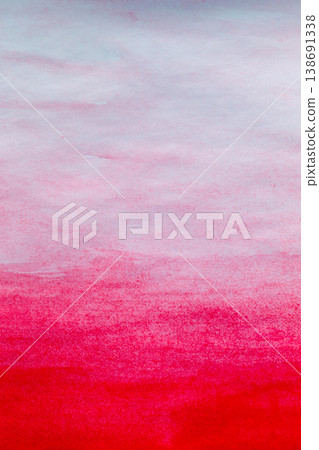 Red watercolor texture. Watercolor red background painting. Abstract watercolor hand painted background. Red watercolor texture. Watercolor red background painting. Abstract watercolor hand painted background. 138691338