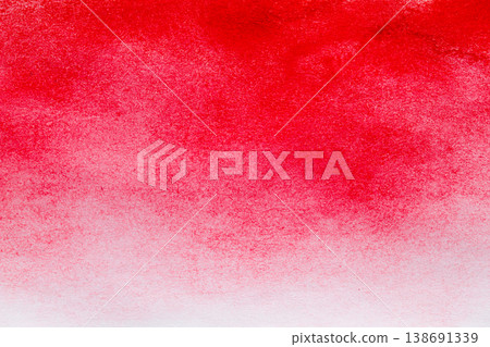 Red watercolor texture. Watercolor red background painting. Abstract watercolor hand painted background. Red watercolor texture. Watercolor red background painting. Abstract watercolor hand painted background. 138691339