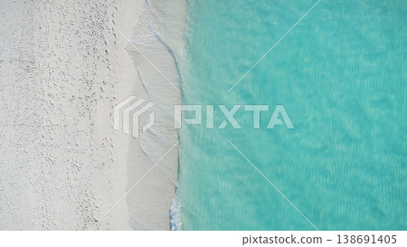 Amazing bird eyes view in Maldives. Sea beach. Tropical landscape. Amazing bird eyes view in Maldives. Sea beach. Tropical landscape. 138691405
