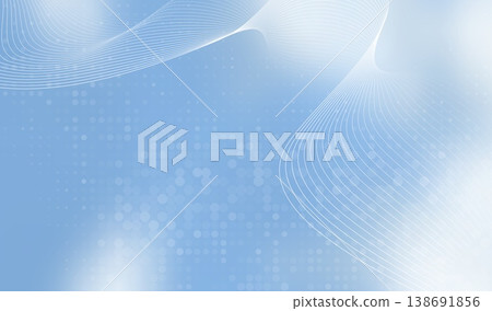 Abstract light halftone wallpaper and background gradient illustration with texture vector backdrop. Blue graphic modern and design futuristic pattern with banner geometric presentation.  138691856