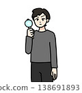 A person standing with a penlight 138691893