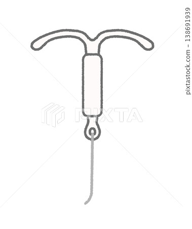 Gentle illustrations of IUDs | Sex education / Intrauterine contraception Gentle illustrations of IUDs | Sex education / Intrauterine contraception 138691939