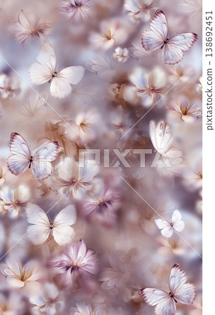 Collection of vibrant bohemian and delicate floral seamless patterns with diverse color palettes Collection of vibrant bohemian and delicate floral seamless patterns with diverse color palettes 138692451