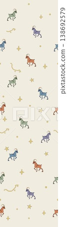 Collection of elegant vintage watercolor floral and bird seamless patterns with soft muted tones 138692579