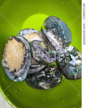 high quality fresh raw abalone 138693536