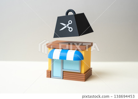 Business downsizing and cost cutting. Companies reduce expenses and workforce. Crisis management focuses on efficiency, survival and restructuring during economic challenges. Business downsizing and cost cutting. Companies reduce expenses and workforce. Crisis management focuses on efficiency, survival and restructuring during economic challenges. 138694453