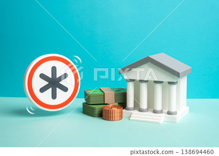 Asterisk terms and conditions with a bank reveal hidden clauses. Disclaimers affect contracts and penalties. Transparency issues highlight risks in financial agreements and customer trust. Asterisk terms and conditions with a bank reveal hidden clauses. Disclaimers affect contracts and penalties. Transparency issues highlight risks in financial agreements and customer trust. 138694460