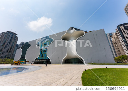 Taichung National Opera House in Taichung, Taiwan Taichung National Opera House in Taichung, Taiwan 138694911