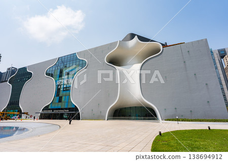 Taichung National Opera House in Taichung, Taiwan Taichung National Opera House in Taichung, Taiwan 138694912