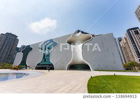 Taichung National Opera House in Taichung, Taiwan Taichung National Opera House in Taichung, Taiwan 138694913