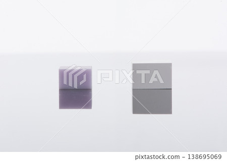 Comparison of raw e.max and zirconia. Size differences in dental materials before sintering Comparison of raw e.max and zirconia. Size differences in dental materials before sintering 138695069
