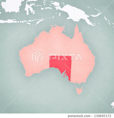 Map of Australia - South Australia Map of Australia - South Australia 138695172