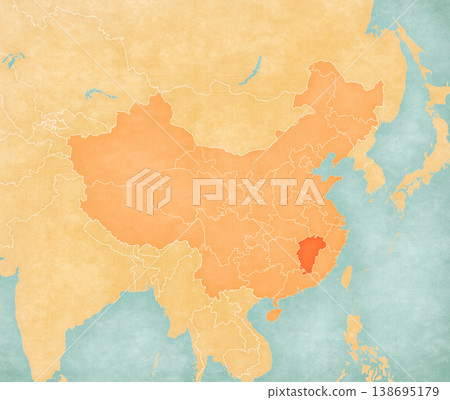 Map of China - Jiangxi Map of China - Jiangxi 138695179