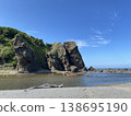 The coast of Shimamaki Village on a sunny day 138695190