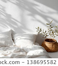 Cozy Bedroom with Soft Light and Shadows 138695582