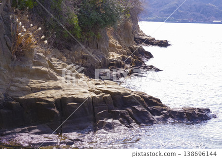Ehime Prefecture, Imabari City: Noshima Castle Ruins and the Landscape of Ocean Currents Ehime Prefecture, Imabari City: Noshima Castle Ruins and the Landscape of Ocean Currents 138696144