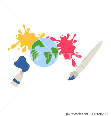 art day world celebration art day world celebration 138696315