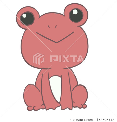 Cute frog 138696352