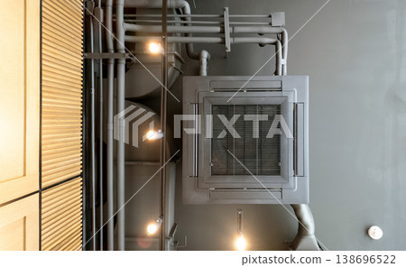 Ceiling mounted cassette type air conditioner 138696522