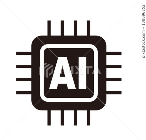 AI/Artificial Intelligence Icon 06 138696852