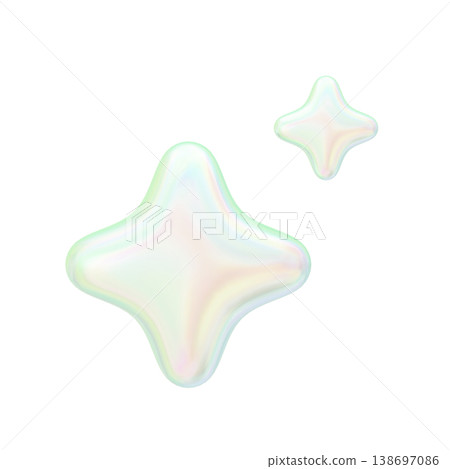 Dreamy and cute 3D pearl shimmer, puffy holographic glitter material. Dreamy and cute 3D pearl shimmer, puffy holographic glitter material. 138697086