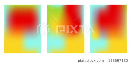 Summer set poster Abstract colorful gradient and fruit element mesh background. Design social media posts, landing pages, and apps. Vector illustration. Summer set poster Abstract colorful gradient and fruit element mesh background. Design social media posts, landing pages, and apps. Vector illustration. 138697180