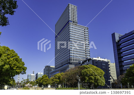 名古屋市中心、久屋大通公園、愛之廣場和中日大廈，愛知縣名古屋市 138697391