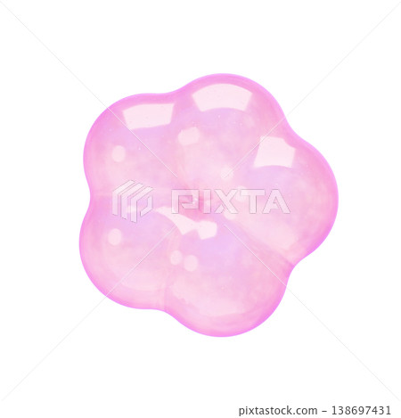 Dreamy and cute puffy sticker-style 3D flower icons Dreamy and cute puffy sticker-style 3D flower icons 138697431