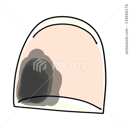Loose, simple, dark-colored nails (nails only), solid color. Loose, simple, dark-colored nails (nails only), solid color. 138698178
