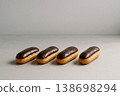 Delicious-looking eclairs 138698294