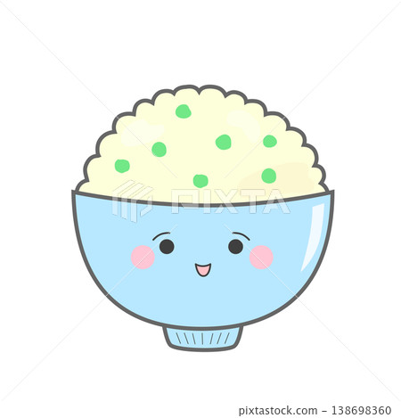Rice with beans served in a bowl Rice with beans served in a bowl 138698360