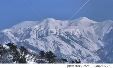 Awagatake Mountain in Winter Awagatake Mountain in Winter 138699772