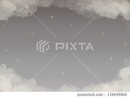 A fairytale-like background of starry skies and clouds at various times of day. 138699868