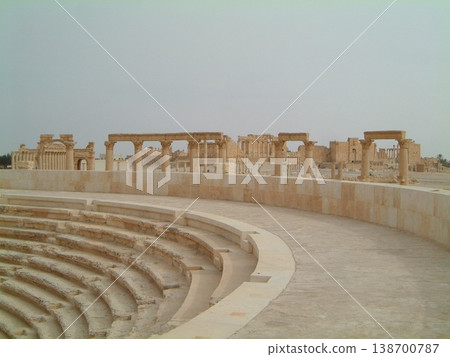 The now-vanished ruins of Palmyra, Syria The now-vanished ruins of Palmyra, Syria 138700787