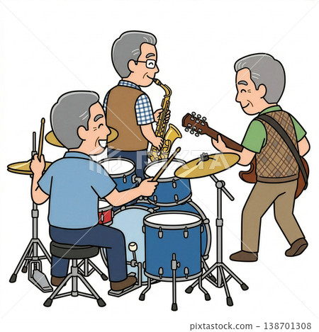 一群以音樂為嗜好的爸爸組成的樂團。 138701308