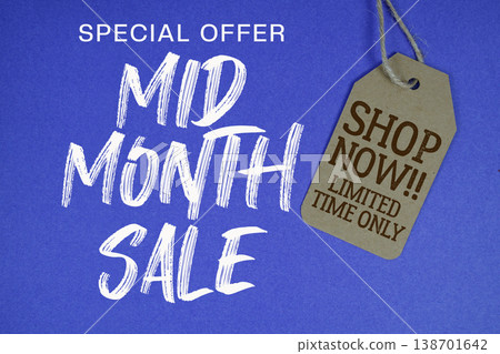 Mid Month Sale Special offer with Price tag Limited Time Only Shop Now Mid Month Sale Special offer with Price tag Limited Time Only Shop Now 138701642