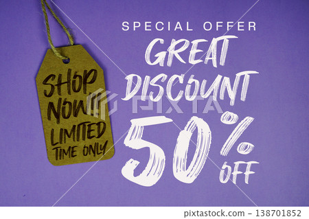 Great Discount 50% off Special offer with Price tag Limited Time Only Shop Now Great Discount 50% off Special offer with Price tag Limited Time Only Shop Now 138701852