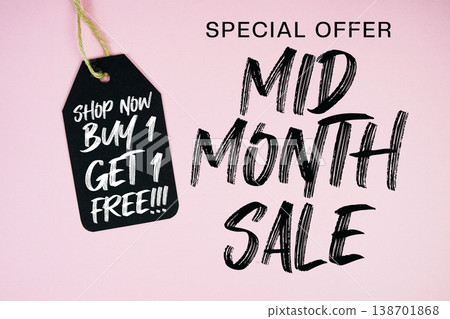 Mid Month Sale Special offer with Price tag Buy 1 Get 1 Free!!! Shop Now Mid Month Sale Special offer with Price tag Buy 1 Get 1 Free!!! Shop Now 138701868