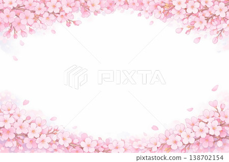 畫框材質：櫻花，動漫風格 138702154