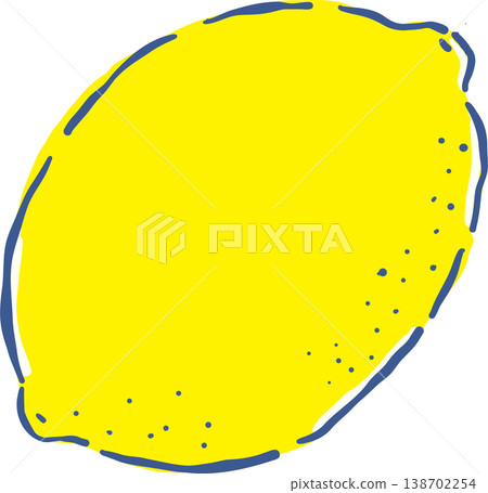 Hand drawn Lemon Whimsical Doodle Hand drawn Lemon Whimsical Doodle 138702254