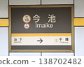 Nagoya Municipal Subway, Imaike Station, Higashiyama Line, Station Sign 2 138702482