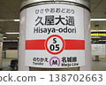 Nagoya Municipal Subway, Hisaya-Odori Station, Sakuradori Line, Station Sign 5 138702663