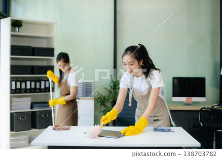 Enhance your office space with professional cleaning services. Spotless desks, hygiene, Enhance your office space with professional cleaning services. Spotless desks, hygiene, 138703782