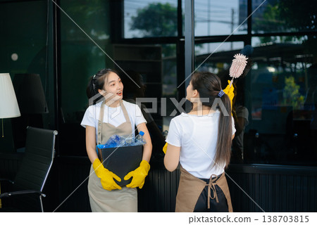 Enhance your office space with professional cleaning services. Spotless desks, hygiene, Enhance your office space with professional cleaning services. Spotless desks, hygiene, 138703815