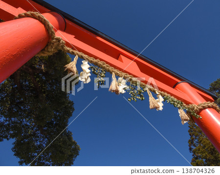 上賀茂神社（加茂和計一土神社）新年快樂 138704326