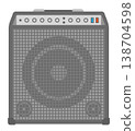 Bass amp icon 138704598