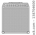 Bass amp icon 138704600